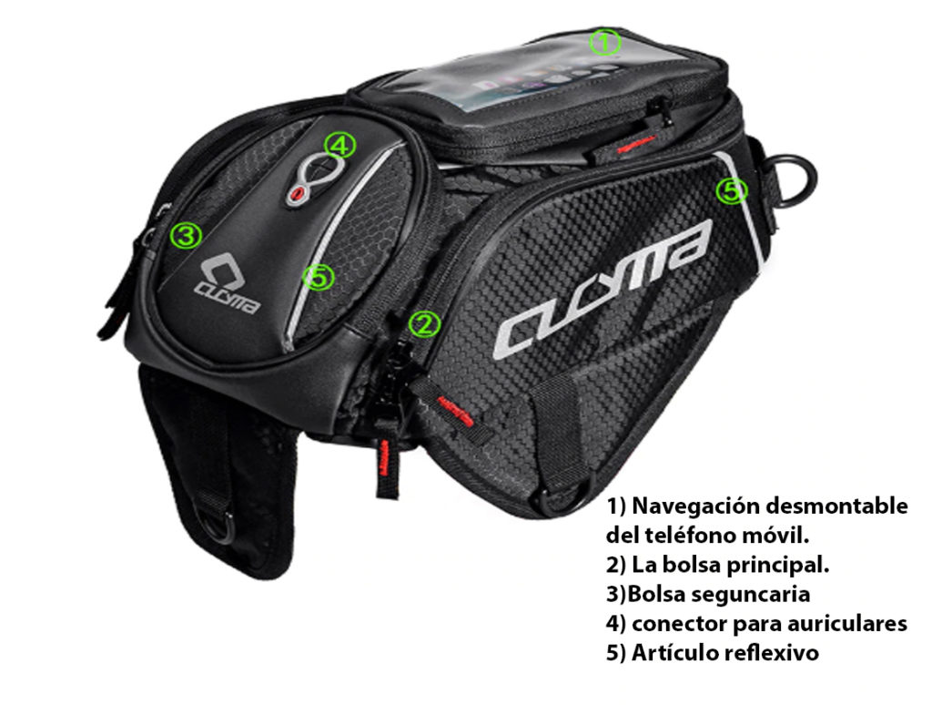 Bolso Tanque Para Moto Bolso Tanque Cucyma City Motor