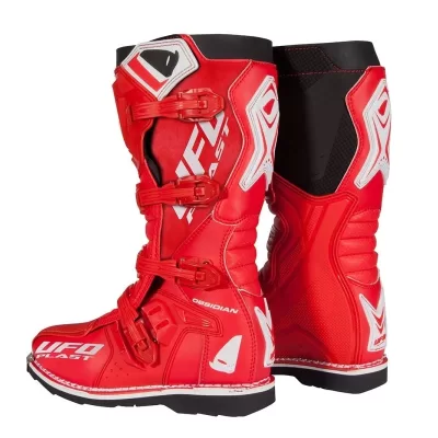 Botas Motocross Ufo Obsidian - Red
