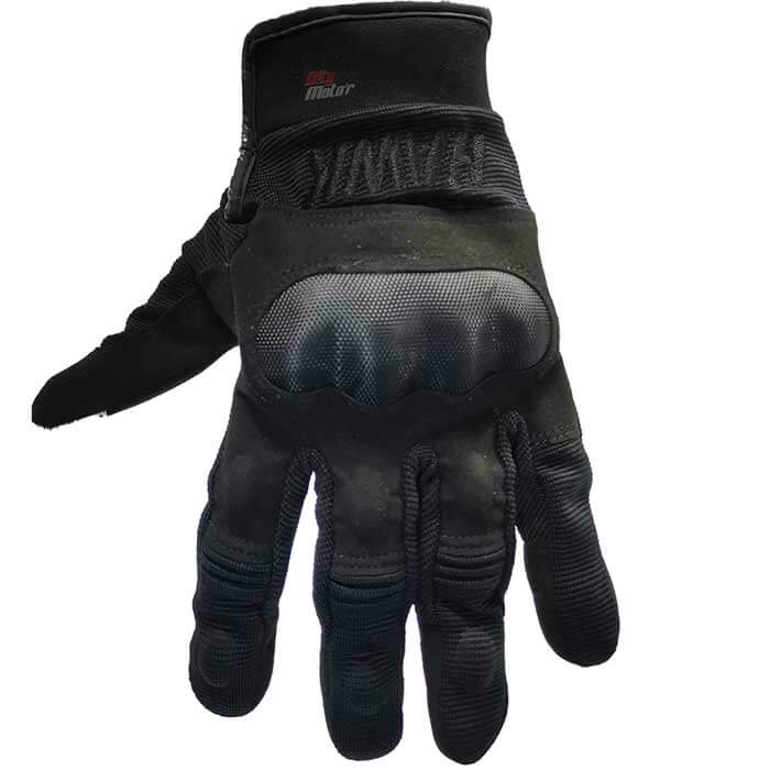 guantes para moto hawk army black