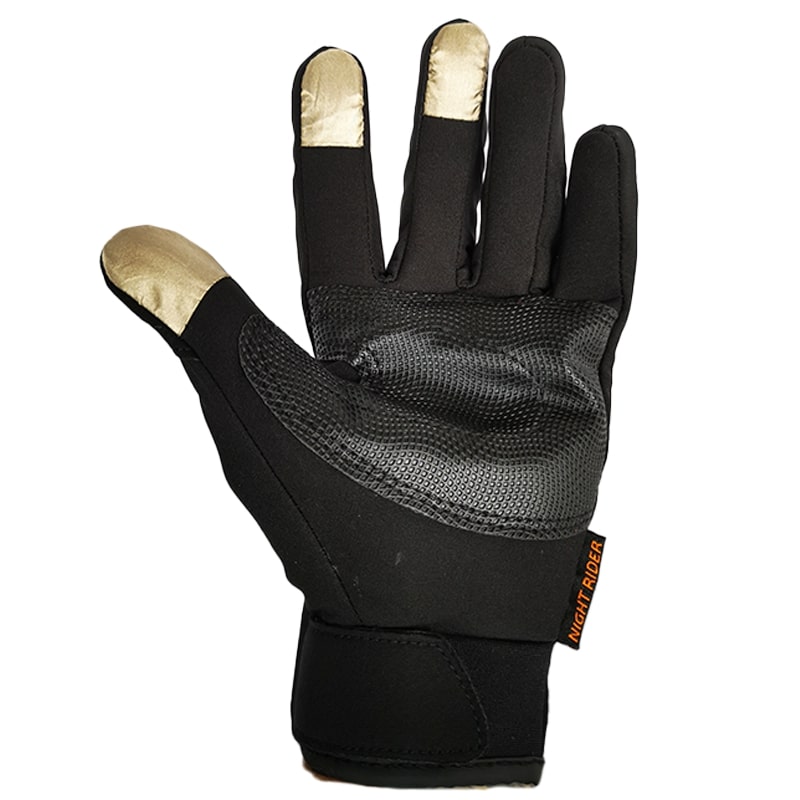 Guantes Moto Invierno Protecciones Tactil HAWK Winter Full Finger Black - $  7.630 - STI Digital
