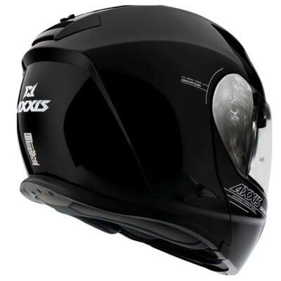 Casco Axxis Rebatible GECKO - Negro Brillante - Imagen 3