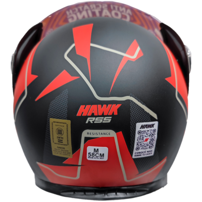 Casco Rebatible Hawk RS5 Vector - Rojo - Imagen 3
