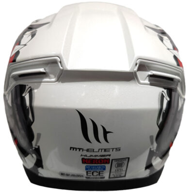 Casco MT Stinger Hummer Neron White - Imagen 5