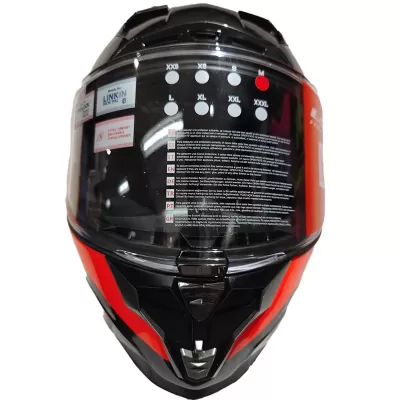 Casco LS2 327 Challenger - Cannon Jeans Orange - Imagen 5