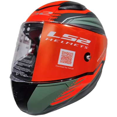 Casco LS2 353 Rapid Gale Red