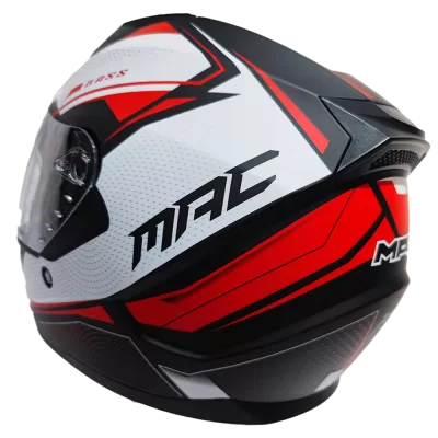 Casco Mac Bass Zeppelin Rojo / Blanco - Imagen 3