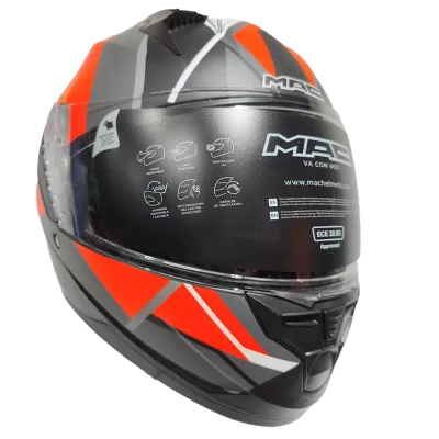 Casco Mac Bass - Nirvana - Orange - Imagen 2