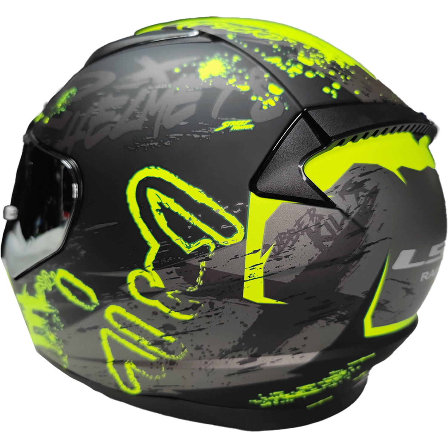 Casco Moto Integral Ls2 353 Rapid Carrera Negro Amarillo Color  Negro/Amarillo fluo Tamaño del casco L