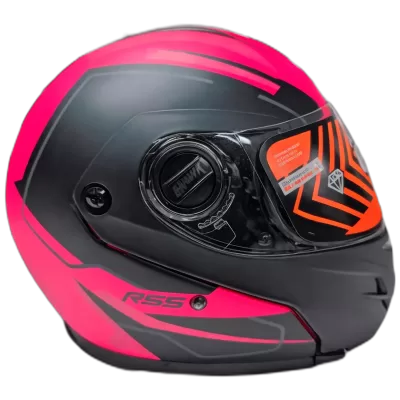 Casco Rebatible Hawk RS5 Vector Resistance Fucsia - Imagen 4