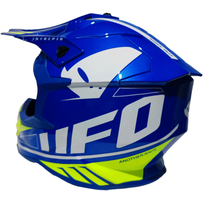 Casco Ufo Intrepid Azul y Amarillo S4 - Imagen 4