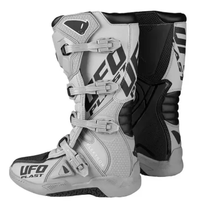 Botas Motocross Ufo Elektron Gris - Imagen 2