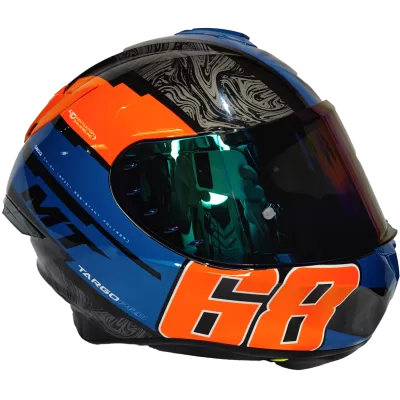 Casco MT  Targo Pro Welcome - Orange/Blue