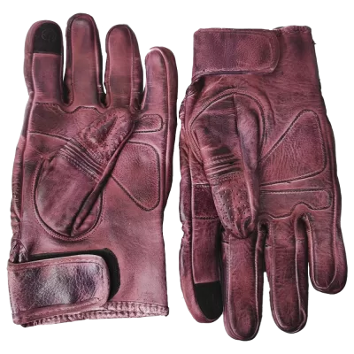 GUANTES JYV RACE NOCTUA - BORDO - Imagen 2
