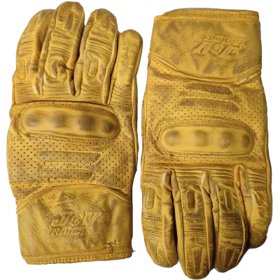 GUANTES JYV RACE NOCTUA - AMARILLO