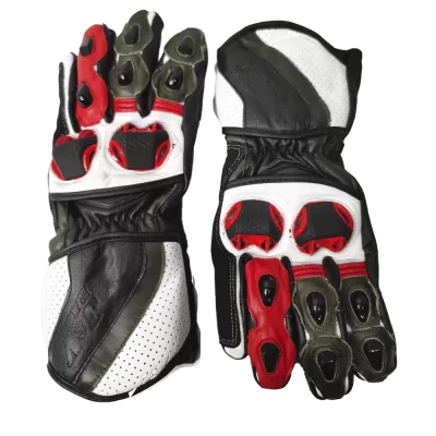 Guantes JyV Race STRIX – VERDE/ROJO