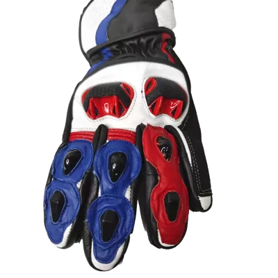 Guantes JyV Race STRIX – AZUL/ROJO - Imagen 2