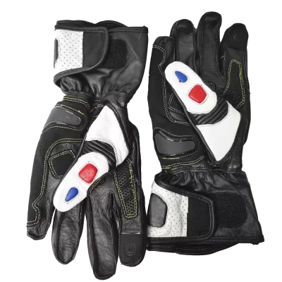 Guantes JyV Race STRIX – AZUL/ROJO - Imagen 3