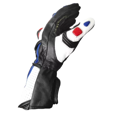 Guantes JyV Race STRIX – AZUL/ROJO - Imagen 4