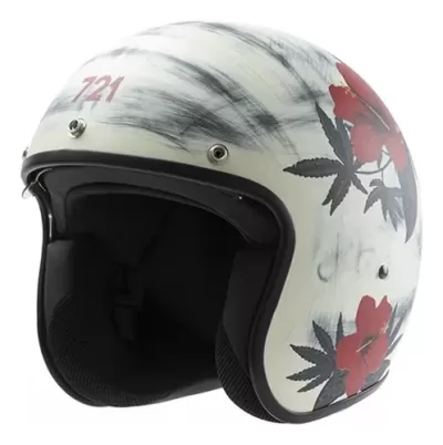 Casco Abierto Hawk 721 Ohana Rojo - Imagen 3