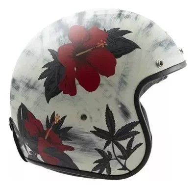 Casco Abierto Hawk 721 Ohana Rojo - Imagen 4