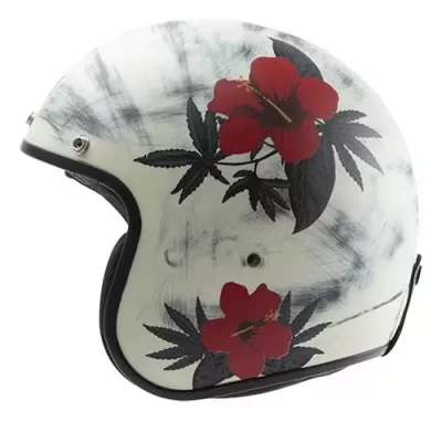 Casco Abierto Hawk 721 Ohana Rojo - Imagen 6