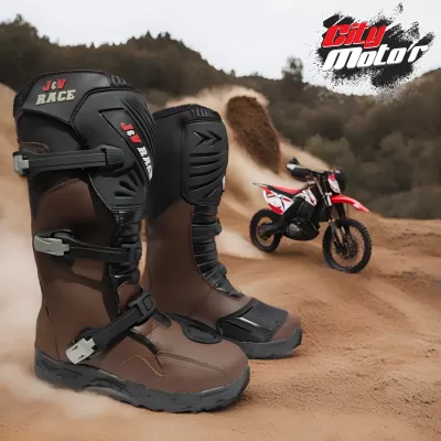 Botas MX Enduro JyV Race - Dust Marron - Imagen 3
