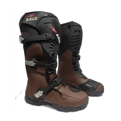 Botas MX Enduro JyV Race - Dust Marron