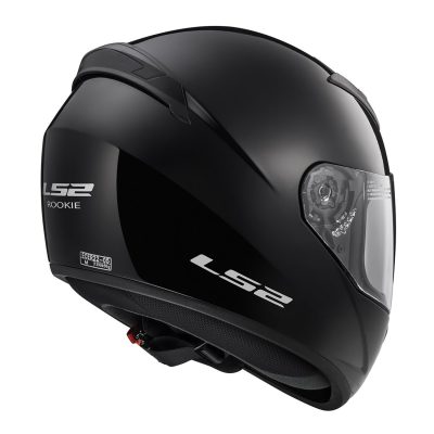 Casco LS2 Rookie 352-Negro Brillante - Imagen 2