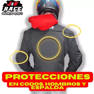 Campera para moto JyV Race Corvo