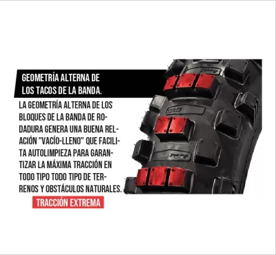 Cubierta Borilli Trasera 7 Days RALLY 140/80-18 - Imagen 4