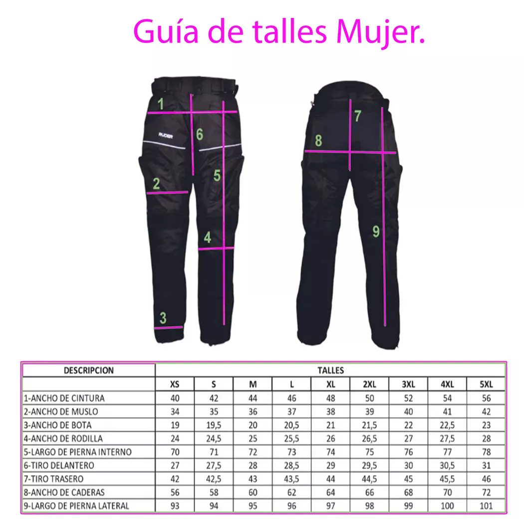 Pantalon 4 Estaciones JyV race Mujer - Viper Rojo - Imagen 6