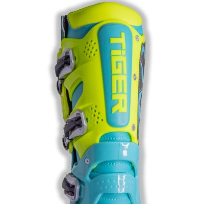 Botas Motocross Enduro Tiger Racing MX1 Pro Amarillo/Celeste - Imagen 8