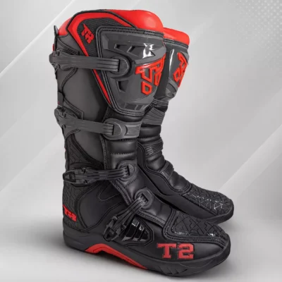 Botas Motocross Enduro Tiger Racing T2 Rojo/Negro