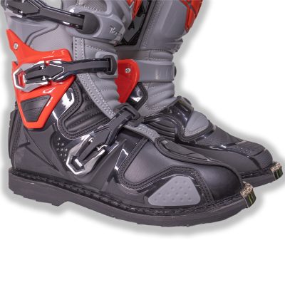 Botas Motocross Enduro Tiger Racing MX1 Pro Rojo/Gris - Imagen 8