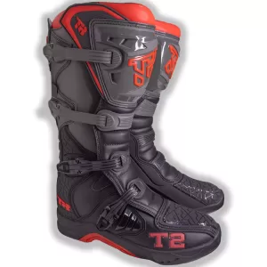 Botas para motocross enduro TR T2 Rojo/Negro