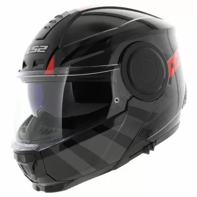 Casco Ls2 902 Scope Hamr Negro/Rojo - Imagen 3