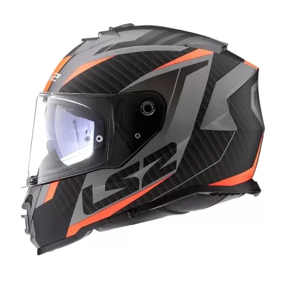 Casco LS2 800 Storm Racer Negro/Naranja