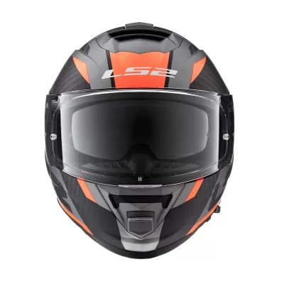 Casco LS2 800 Storm Racer Negro/Naranja - Imagen 2