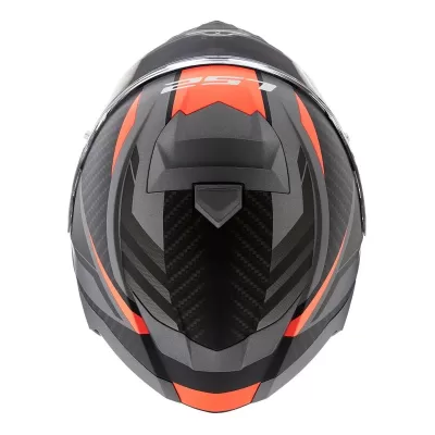Casco LS2 800 Storm Racer Negro/Naranja - Imagen 5