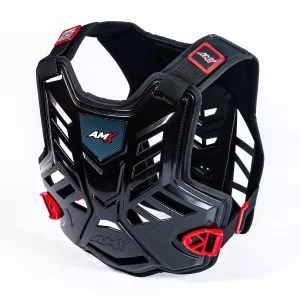 Pechera para motocross adulto AMX Negro