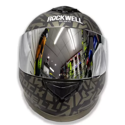 Casco Rockwell 929 Dorado Metalizado