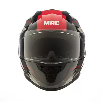 Casco Mac Bass Zorska Negro Rojo - Imagen 2