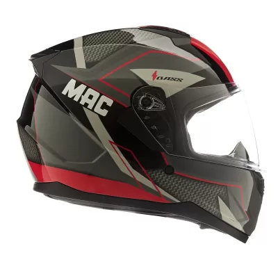 Casco Mac Bass Zorska Negro Rojo - Imagen 3