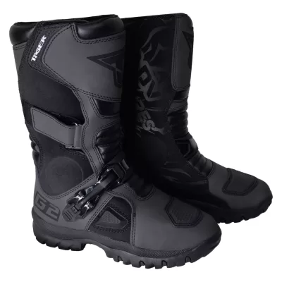 Botas para moto motocross enduro Tiger Racing adveture negro