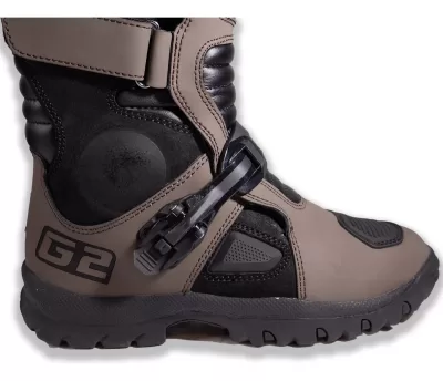 Botas Motocross / Enduro Tiger Racing ADV Marron - Imagen 3