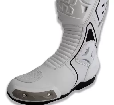Botas para Pista Tiger Racing T1 Blancas - Imagen 5