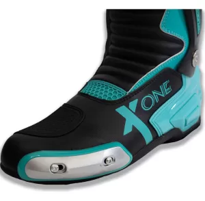 Botas de Pista Tiger Racing X-One Celeste