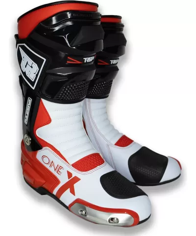 Botas de Pista Tiger Racing X-One (1) Rojo