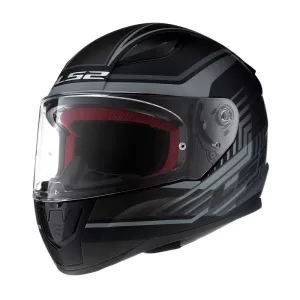 Casco moto integral ls2 353 Kruise negro gris