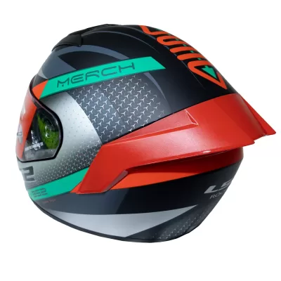 casco ls2 352 rookie merch rojo